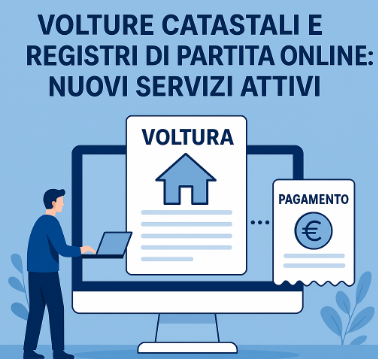 Volture catastali e registri di partita online: